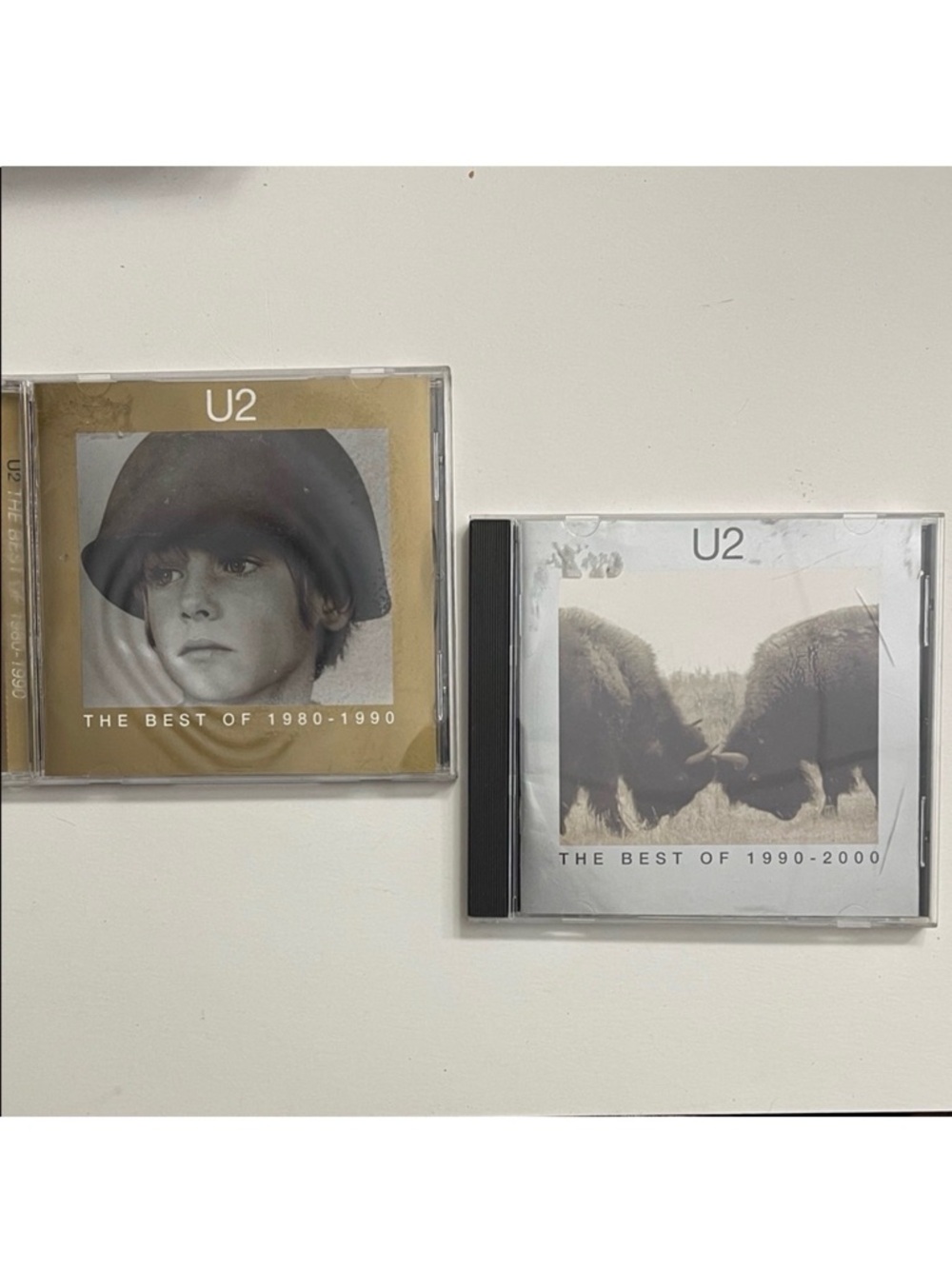 U2 Best of 1980-1990 and 1990-2000 Two CD’s